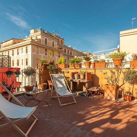 Bright And Comfy Terraced Apartment In Trastevere Рим Екстер'єр фото